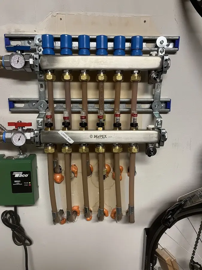 Plumber performing Leak Detection at a residential property in Wellford